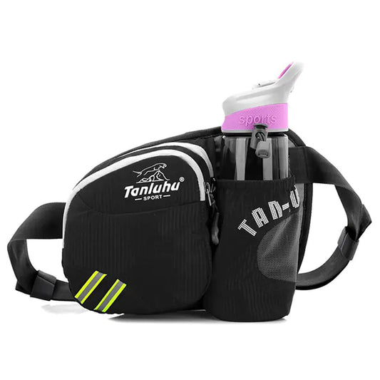 Women’s Running Waist Bag with Water Bottle Holder