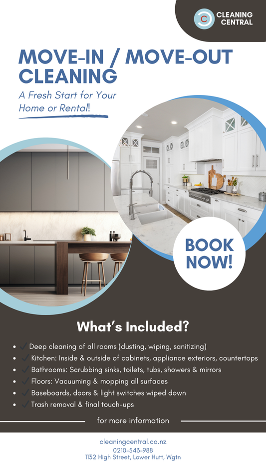 MOVE-IN / MOVE-OUT CLEANING (Small Residential Home)