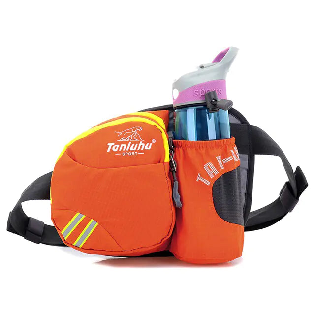 Women’s Running Waist Bag with Water Bottle Holder
