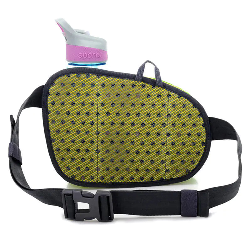 Women’s Running Waist Bag with Water Bottle Holder