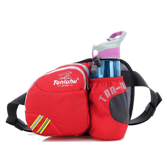 Women’s Running Waist Bag with Water Bottle Holder
