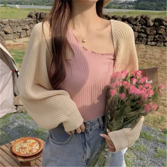 Autumn 2020 Korean Style Loose Knit Cardigan for Women