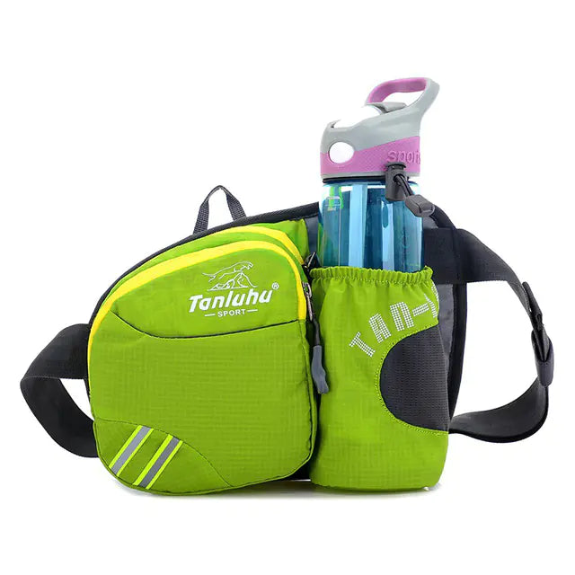 Women’s Running Waist Bag with Water Bottle Holder